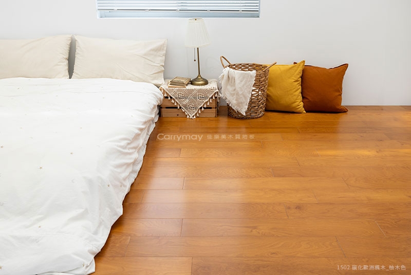 Carrymay-海島實木-1502-碳化歐洲楓木-柚木色2