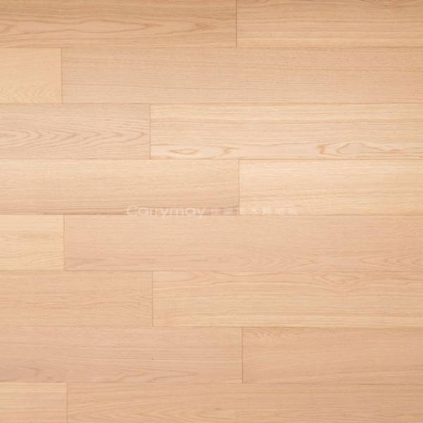 【長條實木複合地板(海島型)】1901 _ 橡木-本色白-標準級