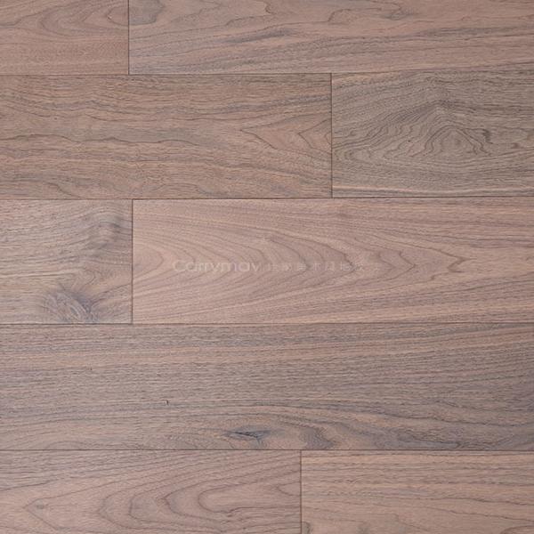 【長條實木複合地板(海島型)】1901 _ 北美胡桃-本色白