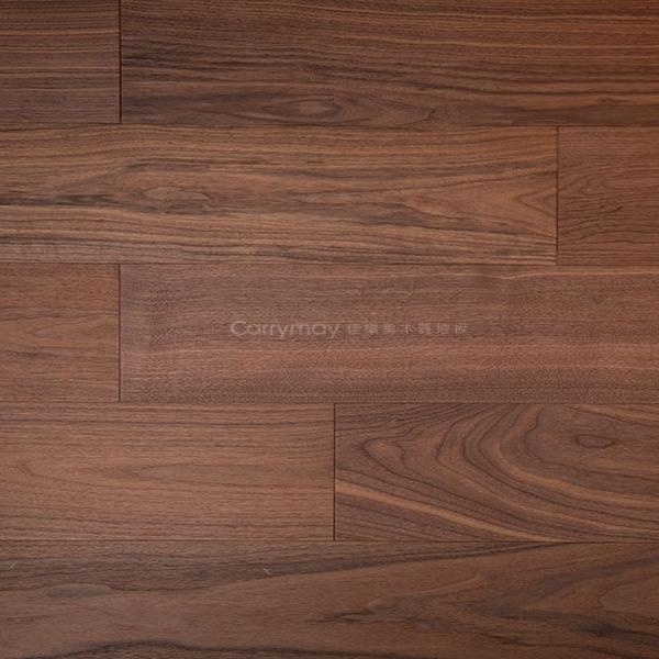 【長條實木複合地板(海島型)】1901 _ 北美胡桃-自然色-標準級