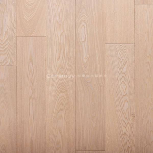 【長條實木複合地板(海島型)】1502 _ 歐洲白腊-銀月光