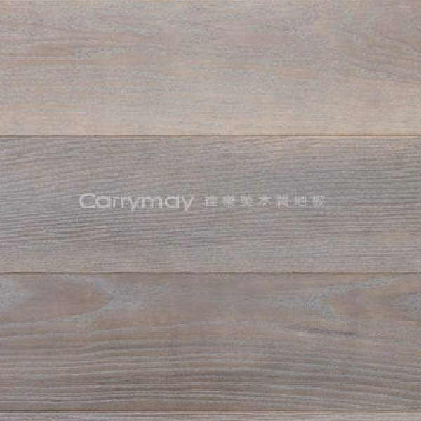 【長條實木複合地板(海島型)】1502 _ 歐洲白腊-鄉村灰