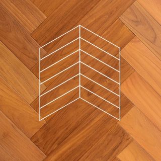 Carrymay-人字藝術拼花-漸山之道-漸山-柚木-木肌見素1