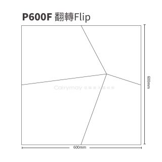 Carrymay—正方形藝術拼花-P600F翻轉Flip1