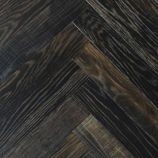 Carrymay-人字藝術拼花-正直之道-正直-美國橡木-鄉村黑1