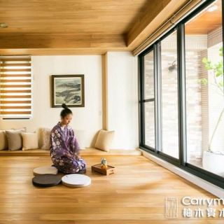 Carrymay-實木地板-整片實木系列-柚木實木606 6寸6分3