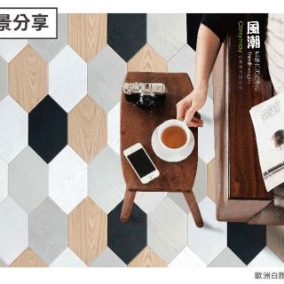 Carrymay-現場藝術拼花-風潮六角形-7