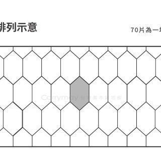 Carrymay-現場藝術拼花-風潮六角形-3
